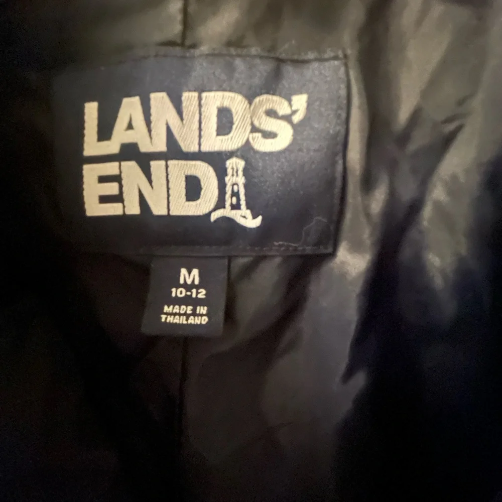 Lands' End Cobalt and Navy Squall 3 in 1 Parka - Picture 3 of 3